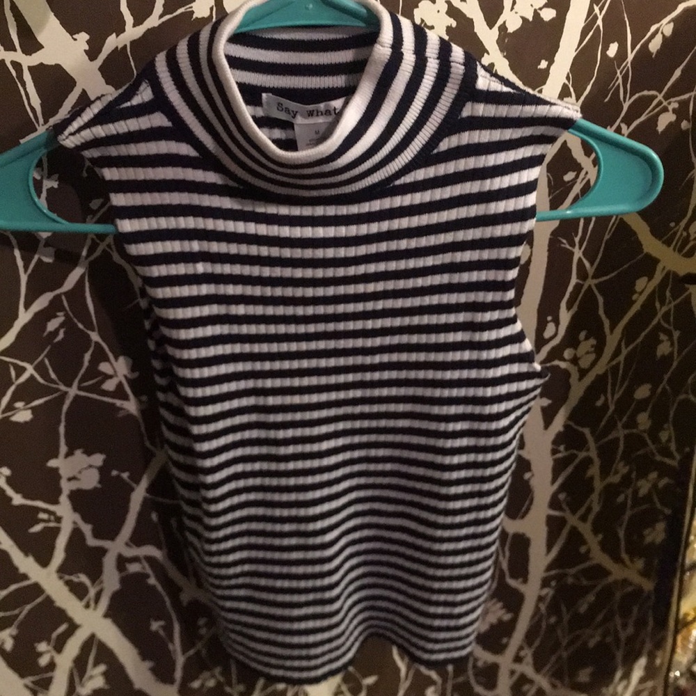 Turtle Neck Crop Tank